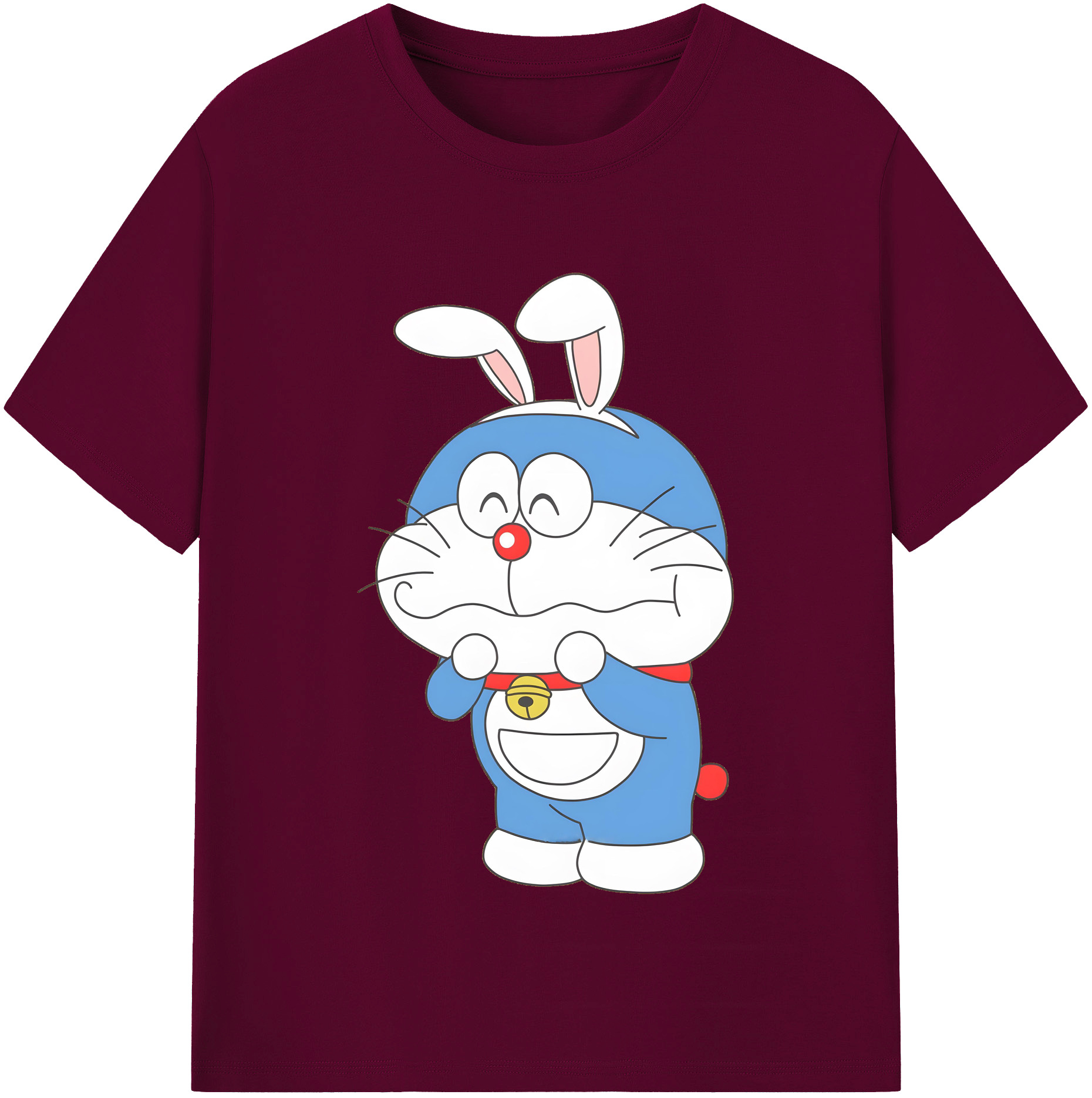 （画像用） ドラえもん Doraemon レディースカジュアルプリントTシャツ（綿100％）